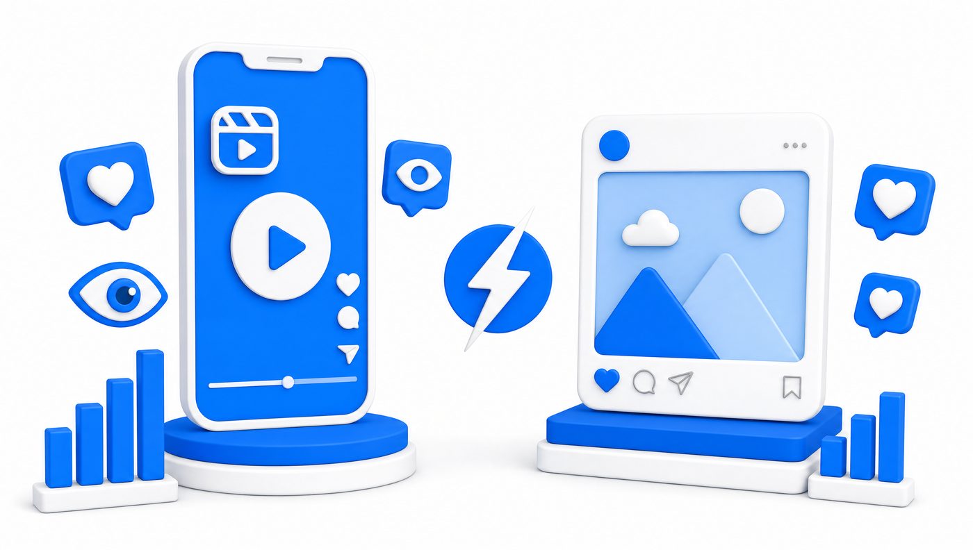 Reels vs. Static Posts: What Works for Local Brands